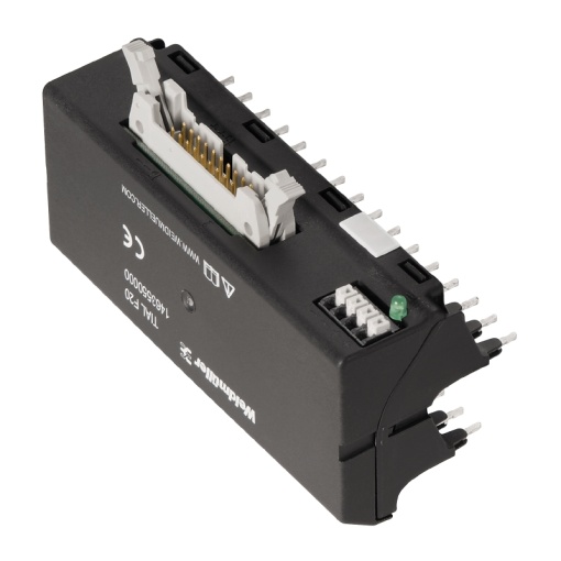 Interface adapter relay, 20-pole plug according to DIN EN 60603-13, long locking lever, 24 V, 60 mA