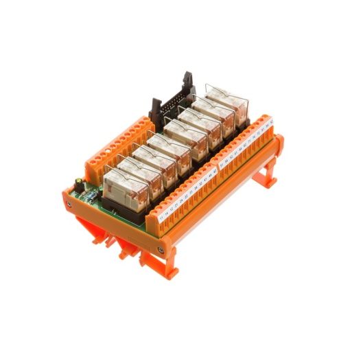Interface module with relais, RCL, LL 5.08 mm, Screw connection, LL 5.08 mm, Plug-in connector in acc. with IEC60603-13  DIN41651, 20 p, 20-pole plug