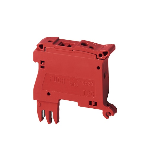 Fuse holder for feed-through modular terminal, red, 6.3 A, Pivoting, pluggable, V-0, Wemid
