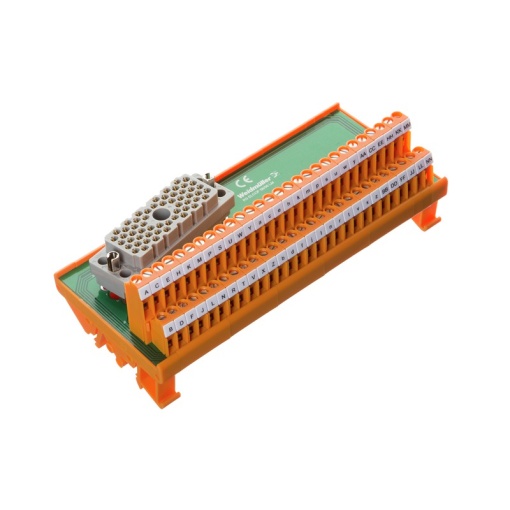 Interface module with terminal, connector, ELCO plug-in connector, 56-pole female, LP2N 5.08mm, 56 P, Clamping yoke connection