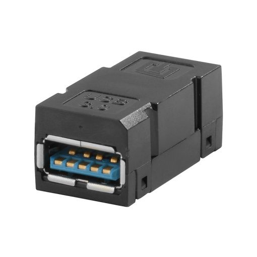 USB connector, IP67 with housing, Connection 1 USB A, Connection 2 USB A