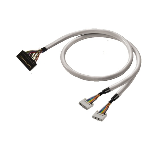 PLC-wire, Digital signals, 40-pole, 20-pole, Cable LiYY, 2 m, 0.14 mm²