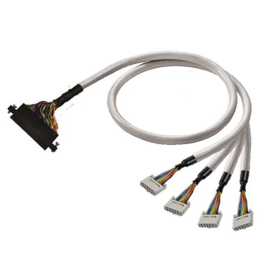 PLC-wire, Digital signals, 10-pole, Cable LiYY, 4 m, 0.14 mm²