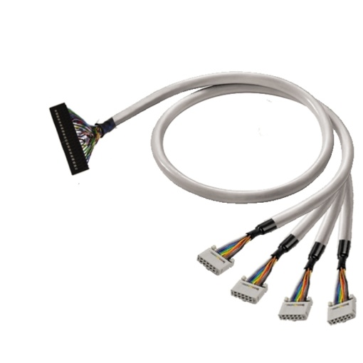 PLC-wire, Digital signals, 10-pole, Cable LiYY, 1.5 m, 0.14 mm²