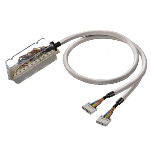 PLC-wire, Digital signals, 10-pole, Cable LiYY, 4 m, 0.14 mm²