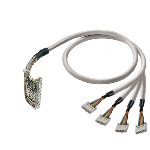 PLC-wire, Digital signals, 10-pole, Cable LiYY, 4 m, 0.14 mm²