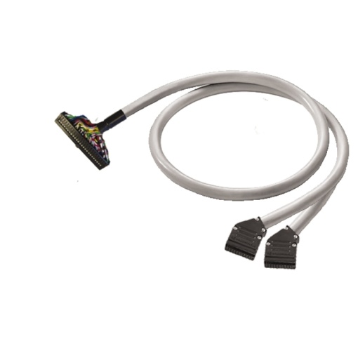 PLC-wire, Digital signals, 20-pole, Cable LiYY, 5 m, 0.25 mm²