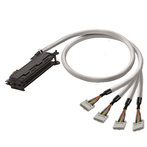 PLC-wire, Digital signals, 10-pole, Cable LiYY, 4 m, 0.14 mm²