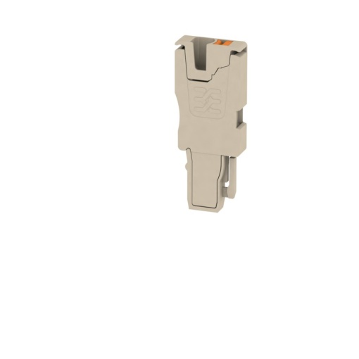 Plug terminal, PUSH IN, 2.5 mm², 24 A, 800 V, Number of connections 1, Number of poles 1, Width 5.1 mm