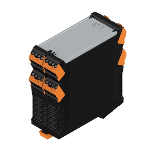 DIN rail housing Modular housing, Width 45 , IP20 in installed state, Plastic, black