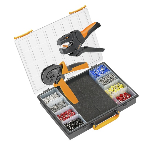 Assortment box assembled, PZ 10 SQR, STRIPAX, Colour code DIN, Number of AEH 2900