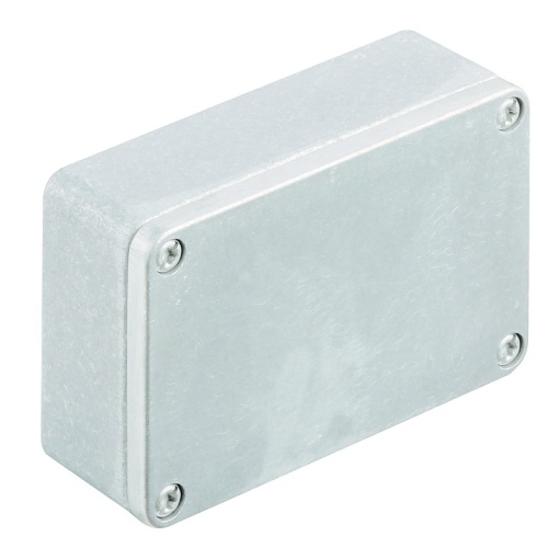 Metal housing, Width 98 mm, Height 64 mm, Depth 34 mm, untreated, Flange plate No, Aluminium AlSi12