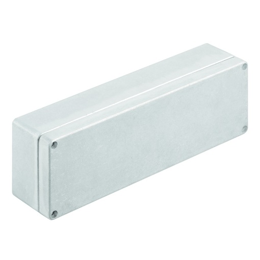 Metal housing, Width 250 mm, Height 80 mm, Depth 55 mm, untreated, Flange plate No, Aluminium AlSi12