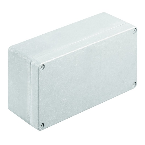 Metal housing, Width 220 mm, Height 120 mm, Depth 81 mm, untreated, Flange plate No, Aluminium AlSi12