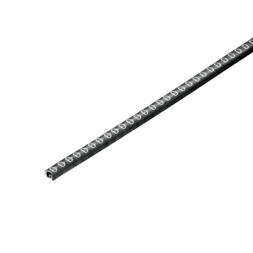 Cable coding system, black, Conductor O.D.1.3 - 3 mm, Numbers, PVC, soft, without Cadmium, -30...80 C