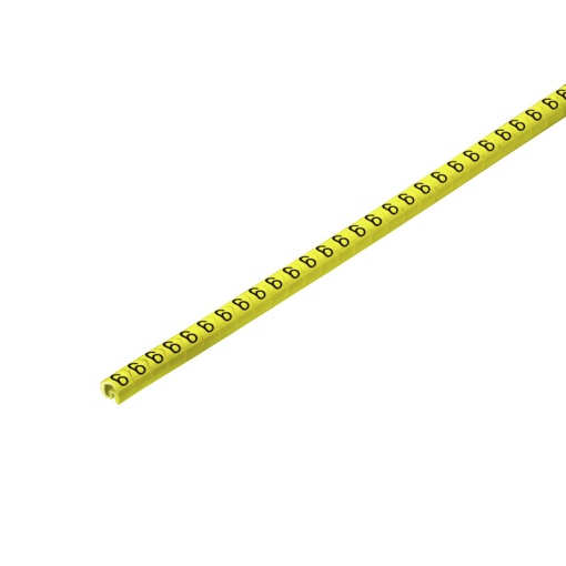 Cable coding system, yellow, Conductor O.D.1.3 - 3 mm, Numbers, PVC, soft, without Cadmium, -30...80 C