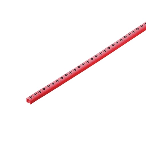 Cable coding system, red, Conductor O.D.1.3 - 3 mm, Symbols, PVC, soft, without Cadmium, -30...80 C