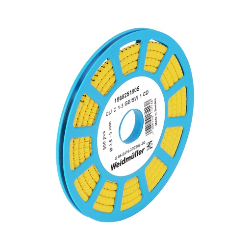Cable coding system, white, Conductor O.D.1.3 - 3 mm, Symbols, PVC, soft, without Cadmium, -30...80 C