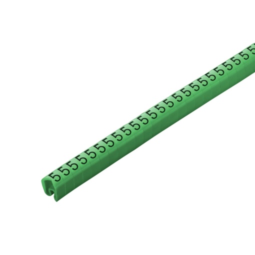 Cable coding system, green, Conductor O.D.4 - 10 mm, Numbers, PVC, soft, without Cadmium, -30...80 C