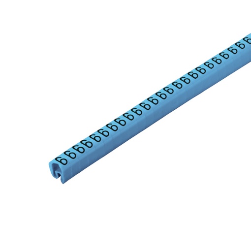 Cable coding system, blue, Conductor O.D.4 - 10 mm, Numbers, PVC, soft, without Cadmium, -30...80 C