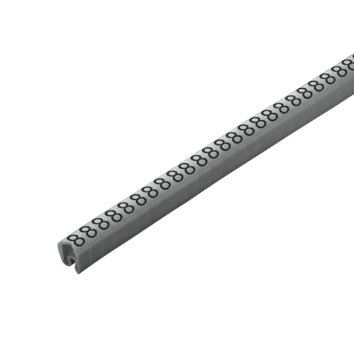 Cable coding system, grey, Conductor O.D.4 - 10 mm, Numbers, PVC, soft, without Cadmium, -30...80 C