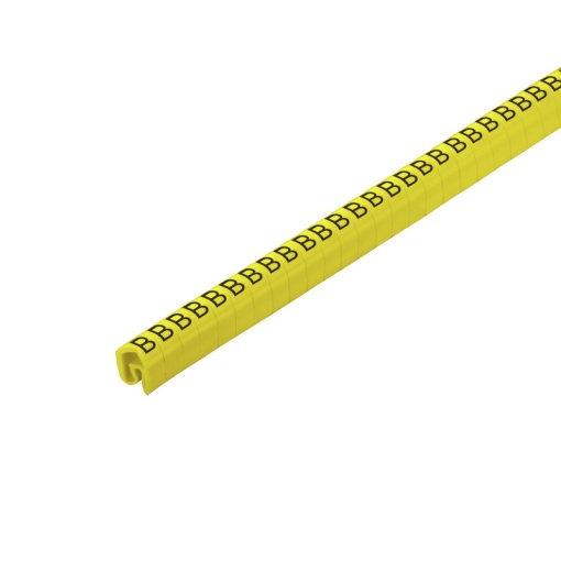 Cable coding system, yellow, Conductor O.D.4 - 10 mm, Upper-case letters, PVC, soft, without Cadmium, -30...80 C