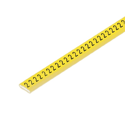Cable coding system, yellow, Conductor O.D.10 - 317 mm, Numbers, PVC, soft, without Cadmium, -30...80 C