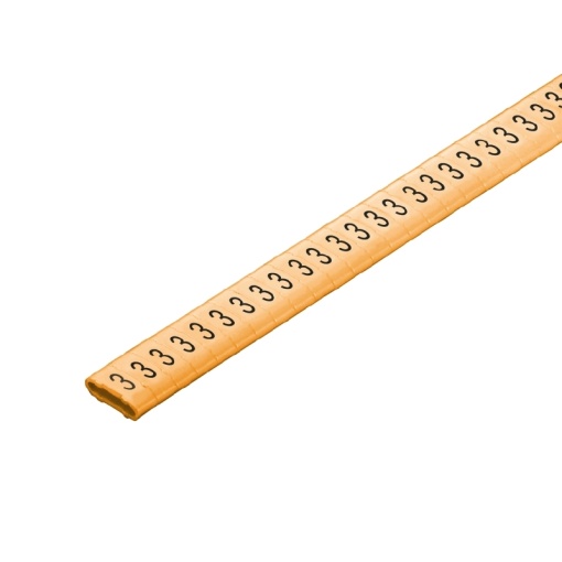 Cable coding system, orange, Conductor O.D.10 - 317 mm, Numbers, PVC, soft, without Cadmium, -30...80 C