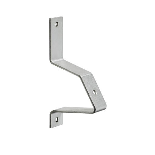 Mounting foot for mounting rail, silver, Steel, without, Width 18 mm