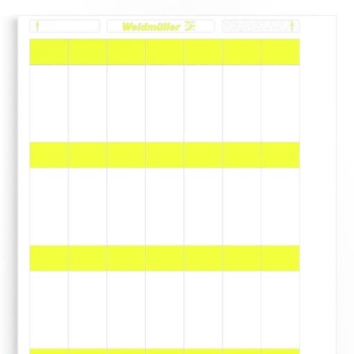 Cable coding system, yellow, Conductor O.D.8.2 - 14.3 mm, without, Polyester film, -40...150 C