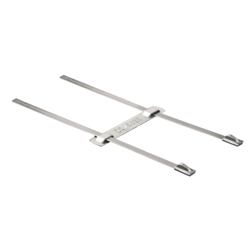 Cable coding system, silver, Mixed characters, Stainless steel 1.4404, 500 C