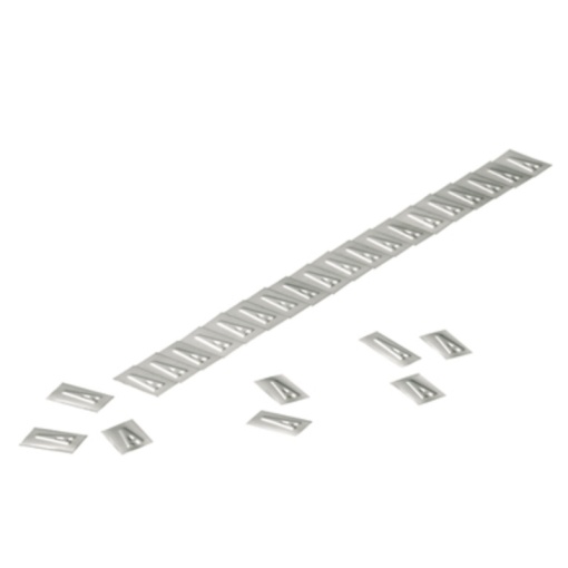 Cable coding system, silver, Numbers, Stainless steel 1.4404, 500 C