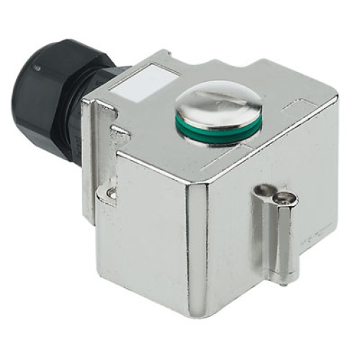 Sensor-actuator passive distributor without cable, Hood version with M20 outlet, 30 V, LED No, LED initiator No, Wiring type None