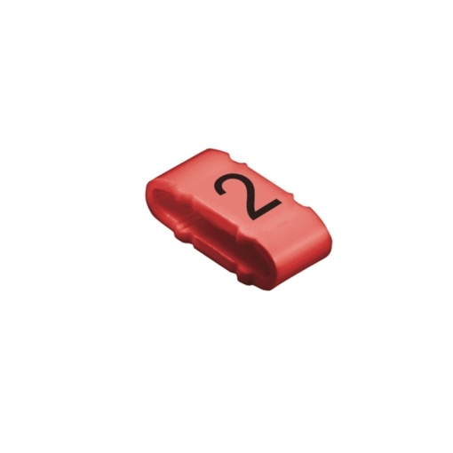 Cable coding system, red, Conductor O.D.10 - 317 mm, Numbers, PVC, soft, without Cadmium, -30...80 C