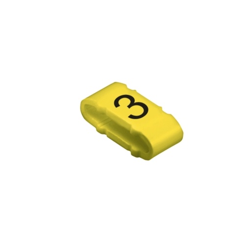 Cable coding system, yellow, Conductor O.D.10 - 317 mm, Numbers, PVC, soft, without Cadmium, -30...80 C