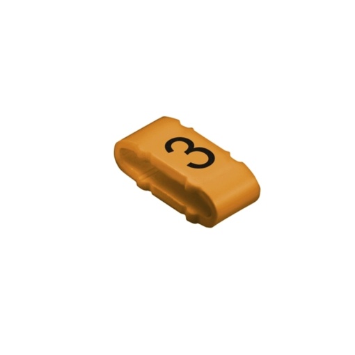 Cable coding system, orange, Conductor O.D.10 - 317 mm, Numbers, PVC, soft, without Cadmium, -30...80 C