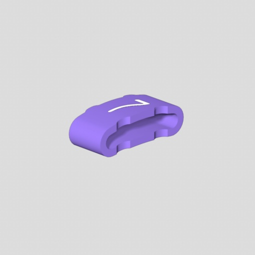 Cable coding system, violet, Conductor O.D.10 - 317 mm, Numbers, PVC, soft, without Cadmium, -30...80 C