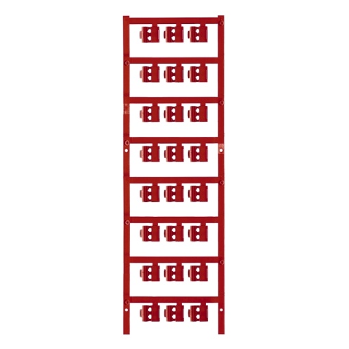 Cable coding system, red, Conductor O.D.3 - 5 mm, Polyamide 66, -40...100 C