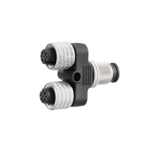 Sensor-actuator adaptor, Number of poles 5, Coding A-coded, M12, 24 V