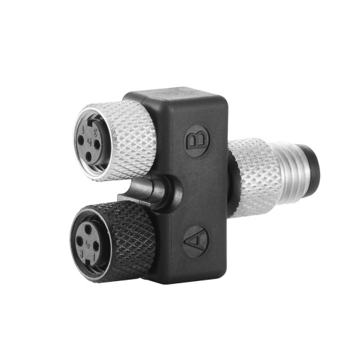 Sensor-actuator adaptor, Number of poles 4, Coding none, M8  M8, 60 V