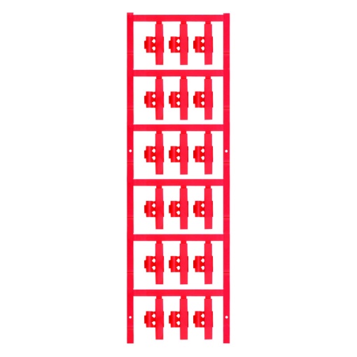 Cable coding system, red, Conductor O.D.3 - 5 mm, Polyamide 66, -40...100 C