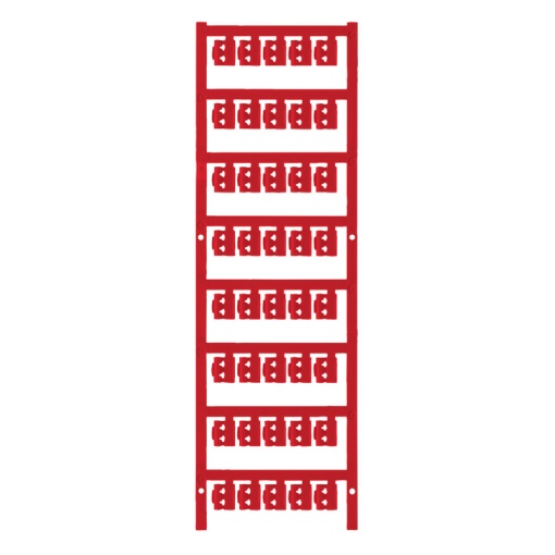 Cable coding system, red, Conductor O.D.1.5 - 2.5 mm, Polyamide 66, -40...100 C