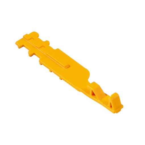 Strain relief terminal, PA 66 GF 30, yellow