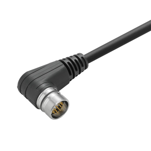 Sensor-actuator Cable, M23, Number of poles 19, 5 m, pin, 90&deg;, LED No, Shielded No