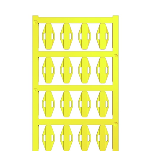 Cable coding system, yellow, Conductor O.D.7 - 40 mm, Polyamide 66, -40...100 C