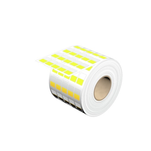Cable coding system, yellow, Conductor O.D.1.9 - 1.9 mm, without, Polyester film, -40...150 C