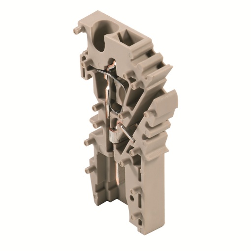 Plug terminal, Plug-in connection, 2.5 mm², 24 A, 500 V, Number of connections 1, Number of poles 1, Width 5.1 mm