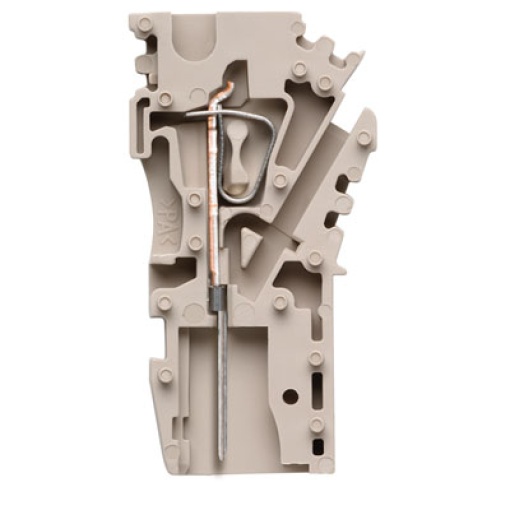 Plug terminal, Plug-in connection, 2.5 mm², 24 A, 500 V, Number of connections 1, Number of poles 1, Width 5.1 mm