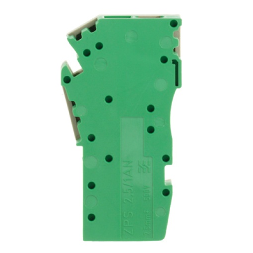 Plug terminal, Plug-in connection, 2.5 mm², 24 A, 500 V, Number of connections 1, Number of poles 1, Width 7.6 mm