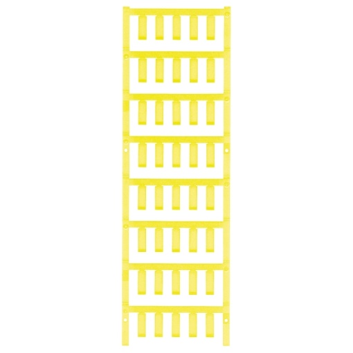 Device marking, Width 17 mm, Printed characters without, PA 66, yellow, -40...60 C